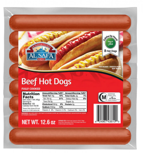 Halal Beef Hot Dogs- Al safa