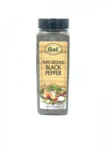Pure ground black pepper