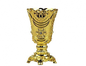 Gold Elegant Oud Bakhour Burner